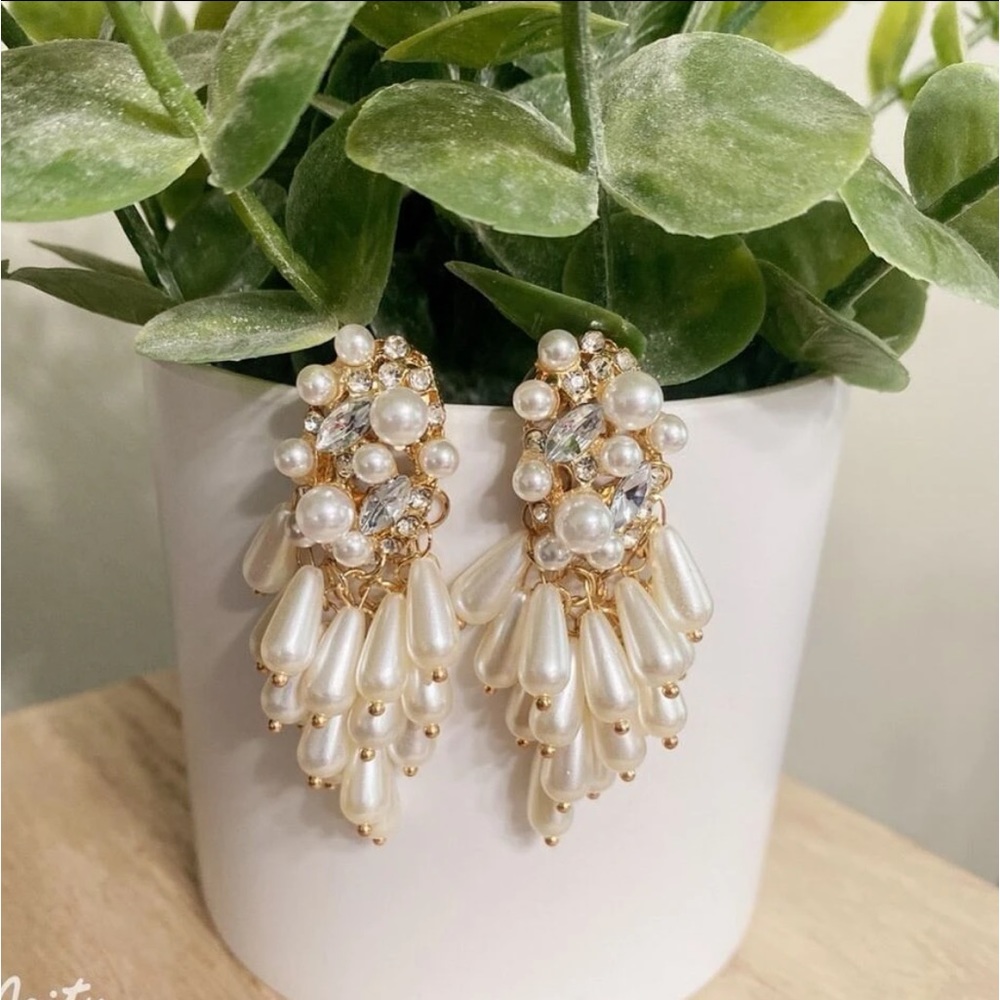 Beautiful Pearl drop earrings